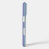Coques Case-Mate iPhone Bleu-gris, bandes horizontales (Verso / Droite)