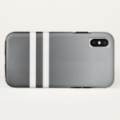 Coques Case-Mate iPhone Bleu gris blanc (Dos (Horizontal))