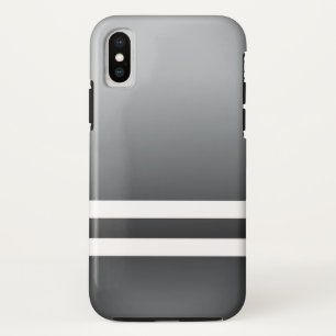 Case-Mate iPhone Case Bleu gris blanc sur les bandes de course