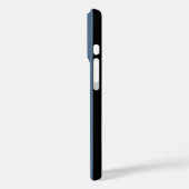 Coques Case-Mate iPhone Bleu gris et noir rayures (Verso / Gauche)