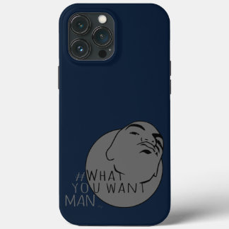 Case-Mate iPhone Case Bleu gris Mug Shot Hashtag Yo Man Ce que vous voul