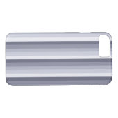 Coques Case-Mate iPhone Bleu gris rayures (Dos (Horizontal))