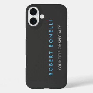 Coques iPhone 16 Plus Bleu gris tendance