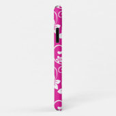 COQUES Case-Mate iPhone BLEU HAWAII (ROSE CHAUDE) (Dos/Droite)