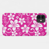 COQUES Case-Mate iPhone BLEU HAWAII (ROSE CHAUDE) (Dos (Horizontal))
