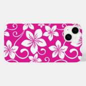 COQUES Case-Mate iPhone BLEU HAWAII (ROSE CHAUDE) (Verso (horizontal))