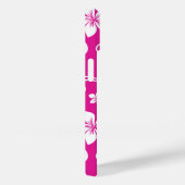 COQUES Case-Mate iPhone BLEU HAWAII (ROSE CHAUDE) (Verso / Droite)