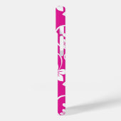 COQUES Case-Mate iPhone BLEU HAWAII (ROSE CHAUDE) (Verso / Gauche)