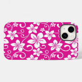 COQUES Case-Mate iPhone BLEU HAWAII (ROSE CHAUDE) (Verso (horizontal))