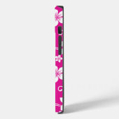 COQUES Case-Mate iPhone BLEU HAWAII (ROSE CHAUDE) (Verso / Gauche)