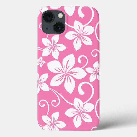 COQUES Case-Mate iPhone BLEU HAWAII (ROSE DE BUBBLEGUM) (Verso)