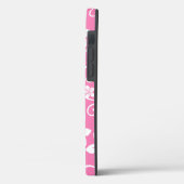 COQUES Case-Mate iPhone BLEU HAWAII (ROSE DE BUBBLEGUM) (Verso / Gauche)