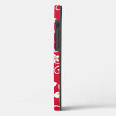 COQUES Case-Mate iPhone BLEU HAWAII (ROUGE) (Verso / Gauche)