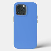 Coques Case-Mate iPhone bleu indigo clair solide (Verso)