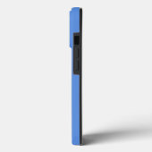 Coques Case-Mate iPhone bleu indigo clair solide (Verso / Gauche)