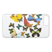 Coques Case-Mate iPhone Bleu jaune bleu vert orange papillons (Dos (Horizontal))