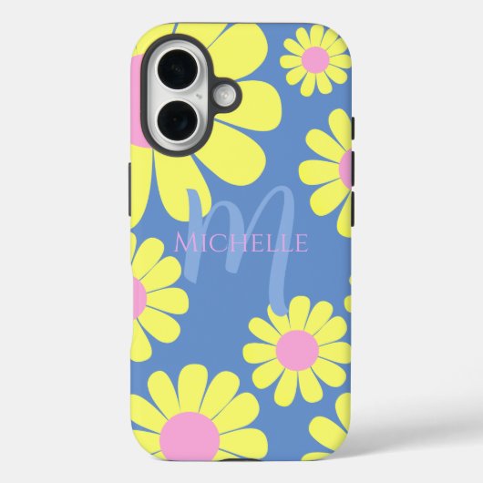Coques Case-Mate iPhone Bleu jaune marais (Verso)