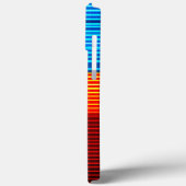 Coques Case-Mate iPhone Bleu jaune rouge rayures (Verso / Gauche)