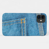Coques Case-Mate iPhone Bleu Jeans Back Pocket (Dos (Horizontal))