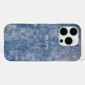 Coques Case-Mate iPhone Bleu Jeans Denim Laver Acide Efficace Téléphone bo (Verso (horizontal))