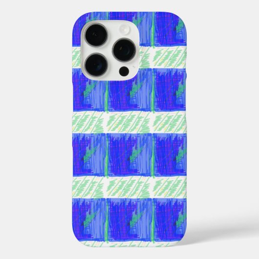 Coques Case-Mate iPhone Bleu le plus cool Abstrait Nautical (Verso)