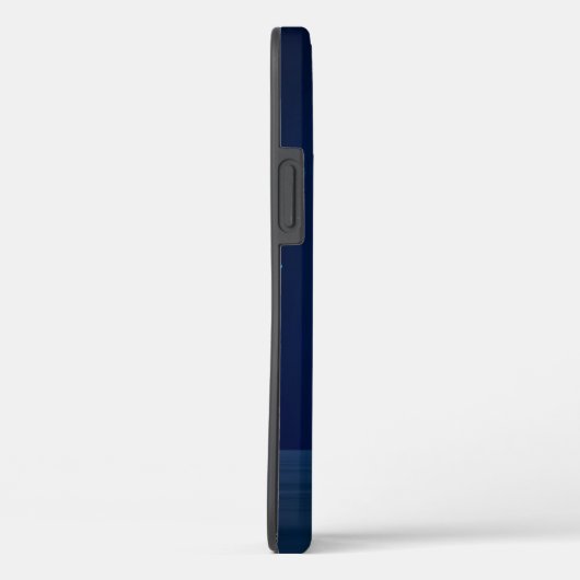 Coques Case-Mate iPhone Bleu lotus blanc élégant (Verso / Droite)