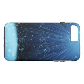 Coques Case-Mate iPhone Bleu Magique Abstrait Coque-Mate dur (Dos (Horizontal))