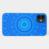 Coques Case-Mate iPhone Bleu mandala indien (Dos (Horizontal))