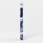 Coques Case-Mate iPhone Bleu marbré (Dos/Droite)