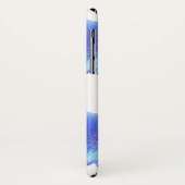 Coques Case-Mate iPhone Bleu marguerite (Dos/Gauche)