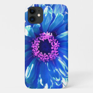 Case-Mate iPhone Case Bleu marguerite bleu floral photo de tournesol