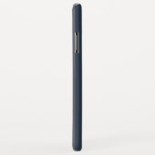 Coques Case-Mate iPhone Bleu marine moderne et rayures prune (Dos/Droite)