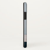 Coques Case-Mate iPhone Bleu Marine | Monographie photo verticale personna (Dos/Droite)