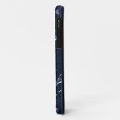 Coques Case-Mate iPhone Bleu métallique (Dos/Gauche)