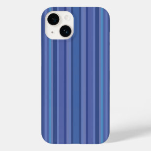 Coque Pour iPhone 14 Bleu moderne bande pourpre