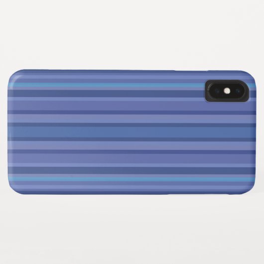 Coques Case-Mate iPhone Bleu moderne bande pourpre (Dos (Horizontal))