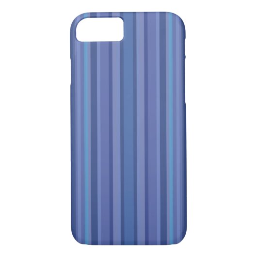 Coques Case-Mate iPhone Bleu moderne bande pourpre (Dos)