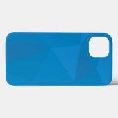 Coques Case-Mate iPhone Bleu, moderne, cool, tendance, triangles futuriste (Verso (horizontal))