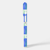 Coques Case-Mate iPhone Bleu Nautique Abstrait le Plus Cool  (Verso / Gauche)