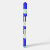 Coques Case-Mate iPhone Bleu Nautique Abstrait le Plus Cool  (Verso / Droite)