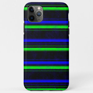 Coques Pour iPhone Bleu Noir Grandes Vertes