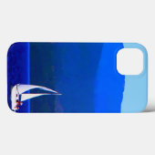 Coques Case-Mate iPhone Bleu nord de l'Idaho (Verso (horizontal))