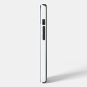 Coques Case-Mate iPhone Bleu Nuit Rayures Blanches Gras (Verso / Gauche)