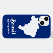 Coques Case-Mate iPhone Bleu océanique au Brésil à Emporio Moffa (Verso (horizontal))