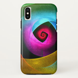 Case-Mate iPhone Case Bleu orange rose moderne Art Abstrait Motif #24