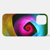 Coques Case-Mate iPhone Bleu orange rose moderne Art Abstrait Motif #24 (Verso (horizontal))