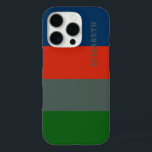 Coques iPhone 16 Pro Bleu Orange Vert Motif Personnalisé<br><div class="desc">Donnez à votre iPhone 16 Pro un look audacieux et moderne avec le Coque Motif Bleu, Orange et Vert Blocage de couleurs. Doté d'un design rayé dynamique, ce coque ajoute une touche élégante tout en protégeant votre appareil de l'usure quotidienne. Parfait pour ceux qui aiment les accessoires colorés et accrocheurs....</div>