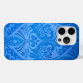 Coques Case-Mate iPhone Bleu Oriental Peacock Birds (Verso (horizontal))