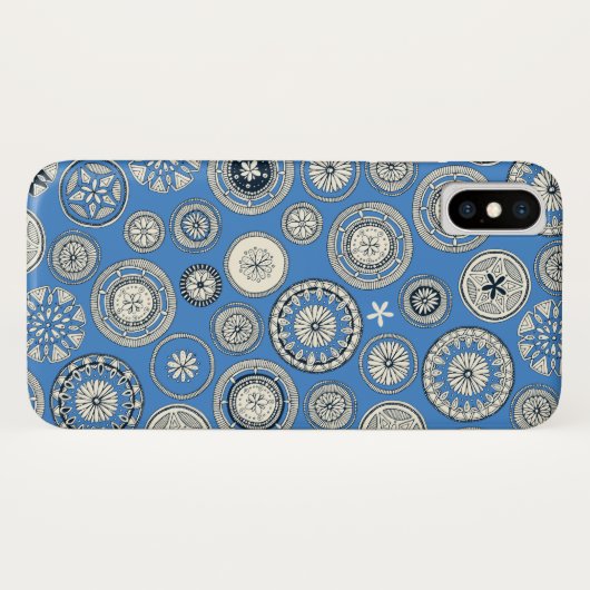 Coques Case-Mate iPhone bleu pango (Dos (Horizontal))