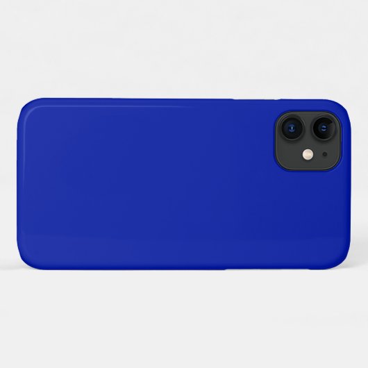 Coques Case-Mate iPhone Bleu (Pantone) (couleur solide) (Dos (Horizontal))